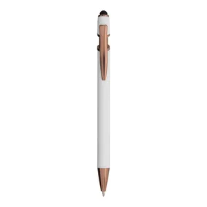 Penna Touch Screen in Alluminio Gommato Personalizzata per Uso Promozionale - Product Image 2