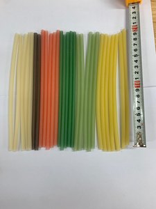 Paille de riz du Vietnam colorée écologique jetable buvant des farines d'éco-vacances style séché - Product Image 4