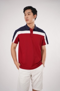 2025 vente chaude polos pour hommes doux respirant exquis tissage Polo à capuche Couple uniforme vêtements hommes fabriqués au Vietnam - Product Image 4