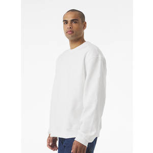 Carta 3D bordado venta al por mayor mujer sudadera personalizada hombres cuello redondo cinta polar invierno pulóver sudadera - Product Image 5