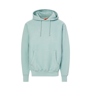 <b>Men's</b> <b>Sleeveless</b> Cotton Blend <b>Pullover</b> Gym Vest Casual Winter Streetwear Fitness Plain Dyed Custom Hoodie with Solid Pattern - Product Image 1