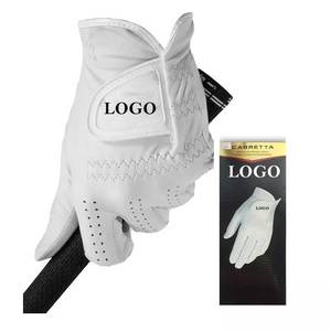 Canleo – gants de Golf en cuir pour hommes, nouveauté météo mince Offre Spéciale Cabretta en cuir Logo personnalisé OEM doux pleine couleur pour gauchers, 100% - Product Image 2