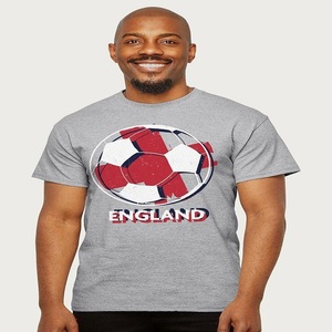 เสื้อยืดลายเงาฟุตบอลยูโรสำหรับผู้ชายคอกลมผ้าฝ้าย100% ดีไซน์โดดเด่นเหมาะสำหรับทุกโอกาส - Product Image 1