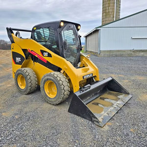 Livraison gratuite CATERPILLAR 262C Chargeuse sur pneus à chenilles EROPS, cabine avec chauffage et climatisation. 2 vitesses. Accouplement rapide. Hydraulique auxiliaire - Product Image 1