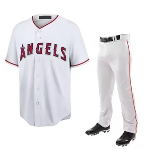 OEM Custom <b>Baseball</b> Apparel Wholesale Sublimated Polyester Breathable Quick Dry Uniforms <b>Sets</b> with Jerseys and Pinstripe Pants - Product Image 1