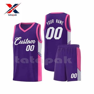 L'uniforme respirable fait sur commande de basket-ball place le nouvel habillement matériel d'équipe de tissu de sublimation pour la vente en gros! - Product Image 4