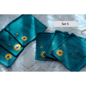 Posavasos único de algodón, bebidas absorbentes, regalos de inauguración de la casa de cumpleaños, decoración de mesa de salón de granja OEM - Product Image 4