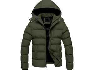 Veste matelassée à capuche unisexe personnalisée OEM Vêtements d'extérieur isolés en duvet pour la randonnée hivernale le camping ou le streetwear élégant - Product Image 3