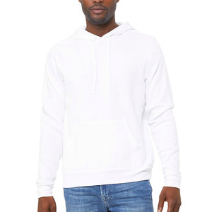 Bella + Sudadera con capucha de lona Venta al por mayor Streetwear Custom Men Fleece Heavy Weight Men Polar Fleece Hoodies con logotipo de marca - Product Image 6