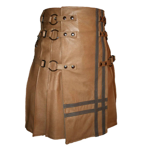 Kilt de Cuero Vacuno Auténtico Hecho a Medida para Hombre, Alta Calidad, Precios al por Mayor, Kilt para Adultos en Oferta, Nuevo Modelo, Elegante, OEM Personalizado - Product Image 2