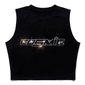 OEM Custom 2025 Summer <b>Women's</b> <b>Tank</b> <b>Top</b> Custom Print Sports Fitness Breathable Jersey Front Logo - Product Image 2