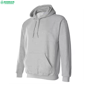 Customizable Heavy Cotton Fleece Men's Hoodie Regular Fit Pullover Hoodie Unisex Sweatshirt Streetwear <b>Hip</b> Hop Embroidered - Product Image 2