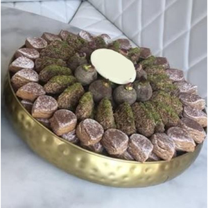 Bol à chocolat en métal argenté de la meilleure qualité écologique Bol de service à chocolat de table avantageux Bol à dessert - Product Image 3