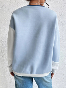 Sweat-shirt pour femme de qualité supérieure, léger, surdimensionné, avec logo personnalisé, meilleur sweat-shirt à col rond à séchage rapide, pull d'hiver pour femme - Product Image 3