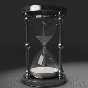 Elegante Reloj de Arena Metálico Hecho a Mano, Decorativo para el Hogar, Oficina, Escritorio, Mesa, Moderno, con Diseño Clásico y Ecológico - Product Image 1