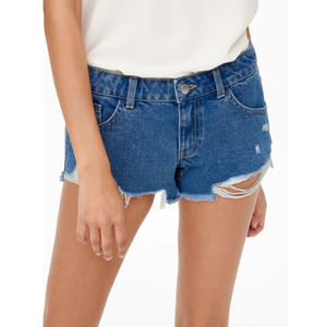 Short en jean déchiré de haute qualité Short en jean taille basse respirant personnalisé pour les femmes été décontracté Streetwear mode - Product Image 4