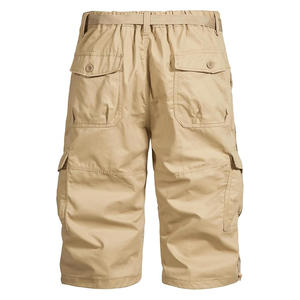 Pantalones Cortos Cargo Unisex de Algodón Twill de Alta Calidad Profesional, Bordados, Tallas Personalizadas, Ligeros, Casuales, con Patrón Sólido - Product Image 5