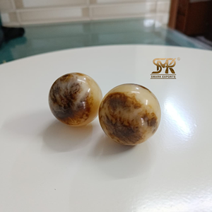 Quả bóng nhựa rỗng bền, bề mặt đánh bóng, kiểu dáng thiên thần, dùng làm phụ kiện trang sức, đồ thủ công, trang trí tự làm, tác phẩm thủ công mỹ nghệ. - Product Image 1