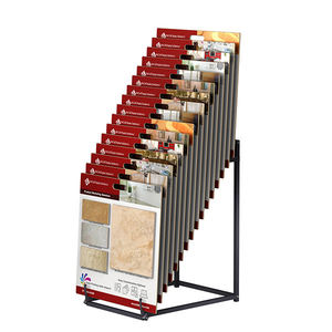 Présentoir de carreaux de pierre en métal personnalisé avec hauteur réglable et pour la conception - Product Image 3