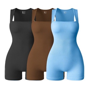 Mono de yoga personalizado al por mayor ropa deportiva de una pieza para mujer OEM mono de fitness entrenamiento de gimnasio proveedor de ropa deportiva - Product Image 1