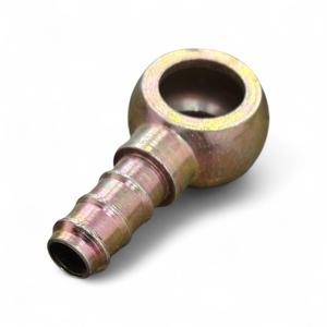 Conexiones de Manguera Banjo SUNNY PRODUCTS - 14 mm, Líneas de Combustible con Malla de Alambre Galvanizado, Tamaño Universal, Acabado Plateado/Dorado, Material de Corte Libre MS - Product Image 1