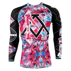 Durable Long Sleeve Men's Rash Guard Quick Dry <b>Compression</b> <b>Shirt</b> for MMA <b>Gym</b> Workout Jiu Jitsu Sports Training Rash Guard - Product Image 3