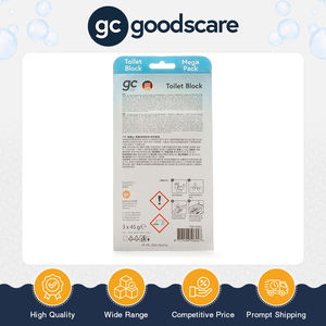 Bloc de jante de toilette Ocean Breeze de forme solide de haute qualité Hygiène riche pour la maison et l'hôtel 3x45gr - Product Image 3