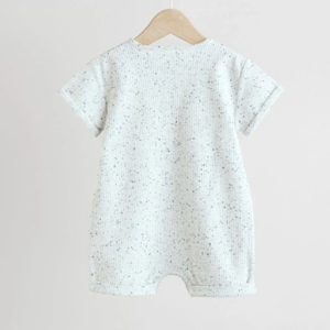 Barboteuses pour bébés, vêtements en coton doux biologique pour bébés, fournisseur de gros en vrac de l'usine OEM écologique - Product Image 6