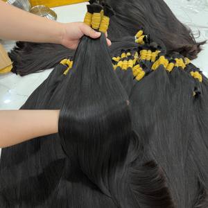 Prix usine en vrac naturel droit donneur unique cuticule alignée sans produit chimique emmêlement vierge brésilien extension de cheveux humains - Product Image 3