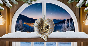 Modern <b>Leaf</b> <b>Wall</b> Hanging Ganesha Sculpture Hand-Crafted White-Golden Aluminium for Home & Office <b>Decor</b> - Product Image 2