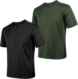 Camiseta Deportiva Personalizada para Hombre, Manga Corta, Secado Rápido, Ecológica, Transpirable, de Poliéster/Algodón, OEM ODM - Product Image 3