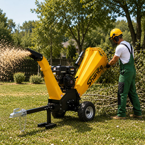 Broyeur de <span class=keywords><strong>bois</strong></span> à essence 15 CV efficace, moteur refroidi par air, conception portable, idéal pour le traitement des déchets de jardin à domicile – Vente directe usine - Product Image 3