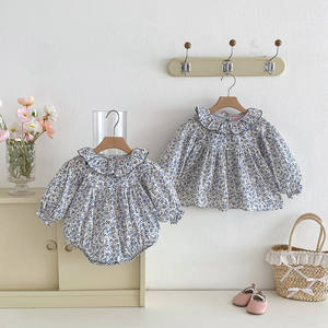 Mono floral de manga larga con volantes para niñas, ropa de primavera para bebés y niñas pequeñas - Product Image 5