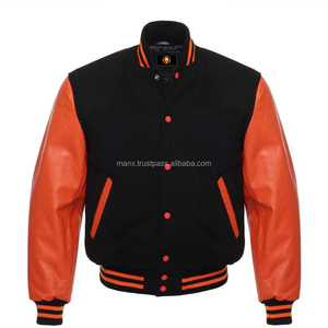 แจ็กเก็ตหนังปิดซิปแบบลำลองพร้อมตัวอักษรปักโลโก้ได้ตามที่ต้องการสำหรับทุกเพศ - Product Image 6