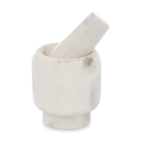 Trituradora de pastillas de mortero y Maja de mármol, utensilios de cocina, molinillo de hierbas y especias, juego de mortero y Maja, diseño Popular - Product Image 3