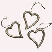 Decoración colgante de Metal en forma de corazón, adorno de pared de Navidad, regalo festivo - Product Image 2