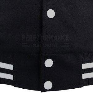 แจ็กเก็ตตัวหนังสือสำหรับผู้ชายเสื้อแจ็กเก็ตตัวหนังสือแขนยาวออกแบบเองได้ - Product Image 4