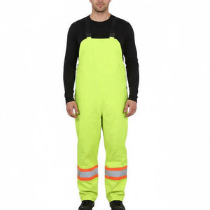 Pantalones de Seguridad con Peto Reflectante y Logotipo Personalizado 2026, Pantalones de Seguridad con el Mejor Material para Trabajo de Alta Visibilidad y Protección - Product Image 1