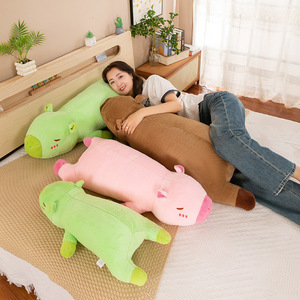 Almohada de Peluche de Capibara Horizontal, Perfecta para Camas de Niñas, Muñeco de Peluche, Almohada Larga, Ideal como Regalo de Cumpleaños - Product Image 2