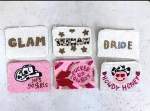 กระเป๋าใส่เหรียญประดับลูกปัดสำหรับเพื่อนเจ้าสาวขายดีกระเป๋าใส่เหรียญประดับลูกปัดกระเป๋าเครื่องสำอางงานฝีมือ MD - Product Image 4