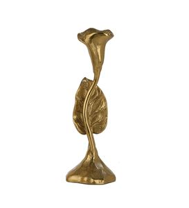 Bougeoir en aluminium doré au design moderne, bougeoir fait main en métal, nouveauté - Product Image 3