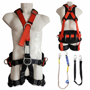 全ボディアルミバックル安全ハーネス保護ギアクライミングベルトポリエステルストラップ付き落下防止安全ハーネス - Product Image 5
