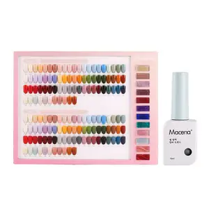 Macena 1 Bottle 1 Color OEM ODM 15ml 86 Colors UV Gel Nail Polish For Salon