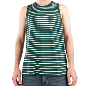 High Quality Loose Design Unisex Fashion Wear Lining Singlet High Stretchy Casual Wear Knitted Tank Top Men Apparel Clothes - Product Image 1