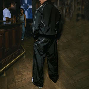 Ensemble de survêtement décontracté pour homme à capuche d'hiver Polyester/coton polaire Deux pièces Respirant - Product Image 4