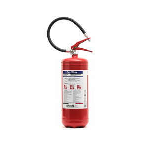 Extincteur à poudre sèche en aluminium de haute qualité EMME ANTINCENDIO, fabriqué en Italie, 6 kg, classe -34 -233 UNI EN 3/7 PED 2014/68/EU - Product Image 1