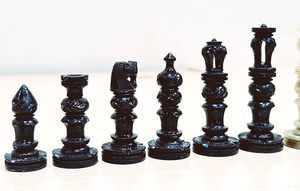 Fournisseur en gros de pièces d'échecs en pierre pour adulte, vente d'usine industrielle, exportateur de pièces d'échecs (2.5 King) multicolore - Product Image 6