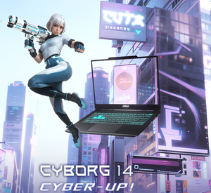 Ordenador portátil para juegos M S I C y B o r g de 14-14 pulgadas, 16G, 512GB, RTX 4060, 8GB, 1920x1200, 144HZ, DDR4 - Product Image 2