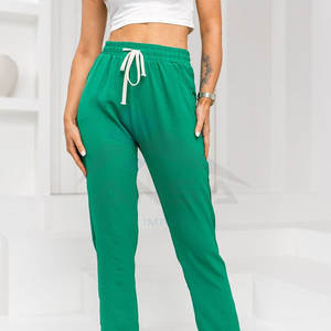 กางเกงวอร์มขายส่งสีใหม่ ไซส์ใหญ่ ทรงเข้ารูปสำหรับผู้หญิง ใส่สบายในฤดูร้อน แห้งเร็ว ทรงขาบาน พร้อมบริการ OEM - Product Image 6