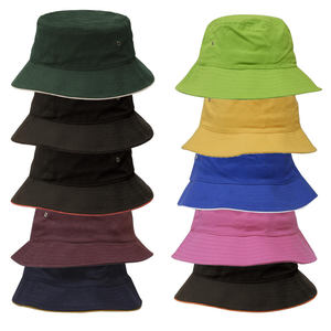 หมวกบูนนี่ทรงถังผ้าฝ้ายลายทางชายหาดผ้าคอตตอนสำหรับตกปลาทุกวันตลอดสี่ฤดูกาล - Product Image 3